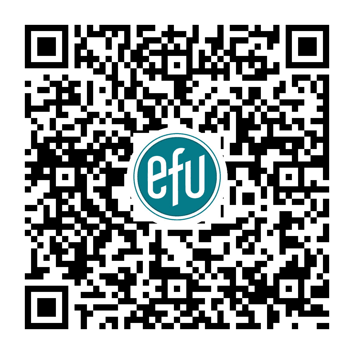 Scan to download the EFU app